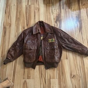 OBR leather bomber jacket 90’s